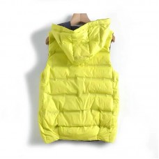 Lightweight Packable Compact Reversible Down Vest with Adjustable Hood - 8029